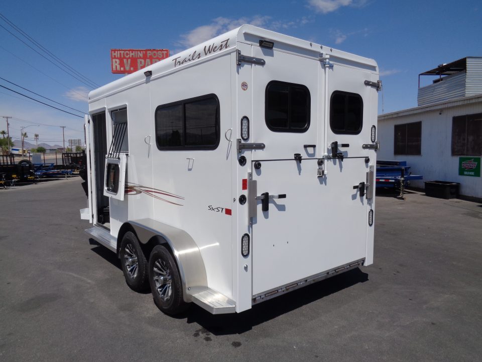 New 2027 Trails West * Royale SXST * 2-Horse Straight Load Bumper Pull Horse Trailer