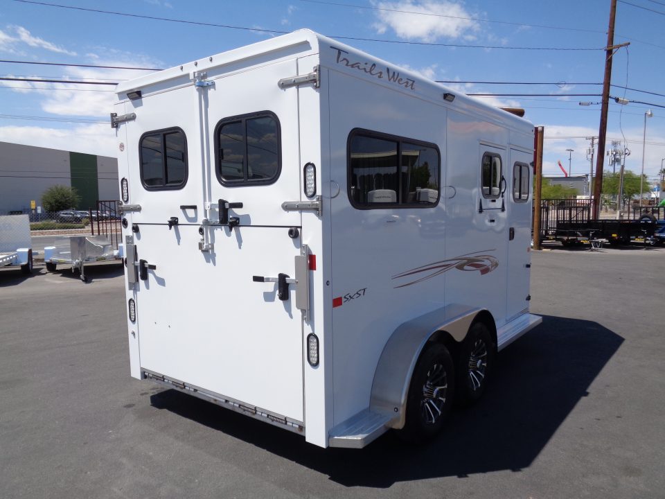 New 2027 Trails West * Royale SXST * 2-Horse Straight Load Bumper Pull Horse Trailer