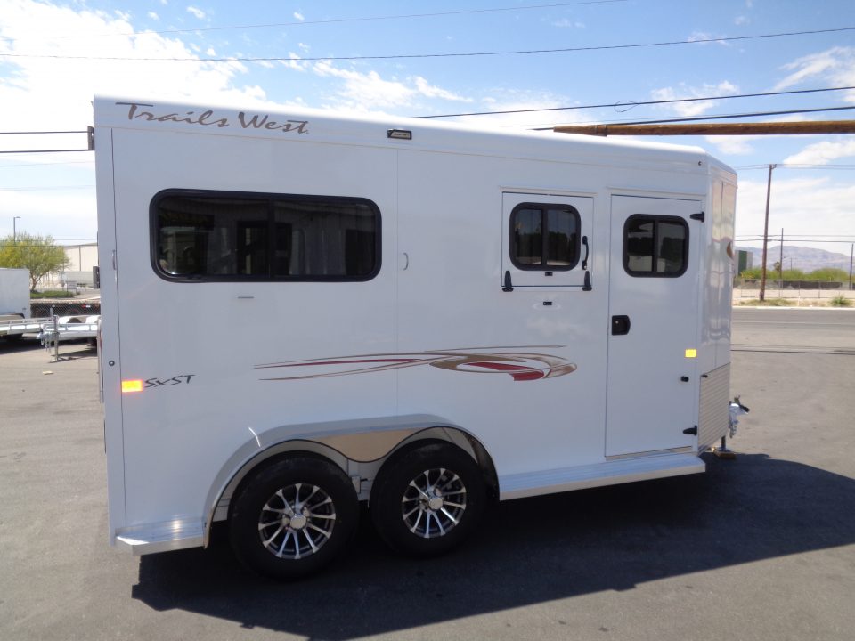 New 2027 Trails West * Royale SXST * 2-Horse Straight Load Bumper Pull Horse Trailer
