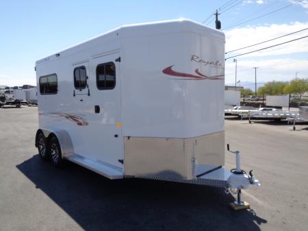 New 2027 Trails West * Royale SXST * 2-Horse Straight Load Bumper Pull Horse Trailer