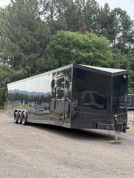 New 2026 Cynergy 2 8.5x36ft; Black; 7ft interior hight; double Etrack; 2 xl race doors; marine battery; Car / Racing Trailer