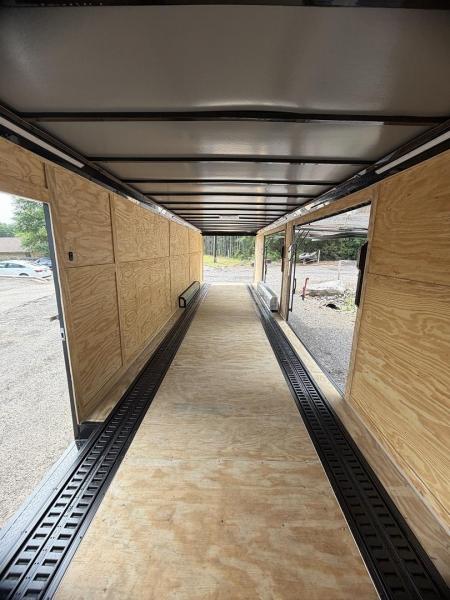 New 2026 Cynergy 2 8.5x36ft Black 7ft interior height double Etrack 2 xl race doors marine battery Car / Racing Trailer