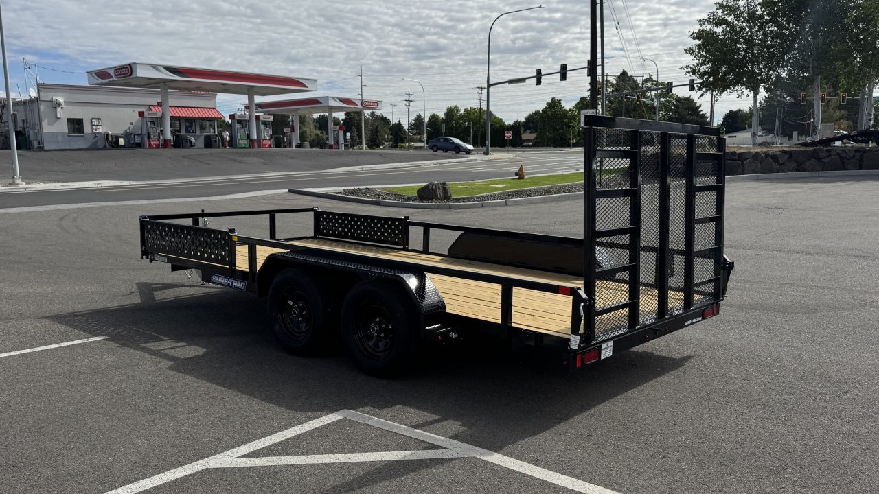New 2026 Sure-Trac 7 x 16 Tube Top ATV 7K Utility Trailer