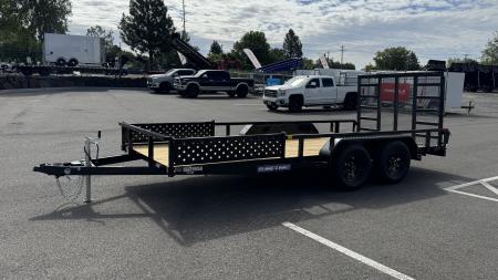New 2026 Sure-Trac 7 x 16 Tube Top ATV 7K Utility Trailer