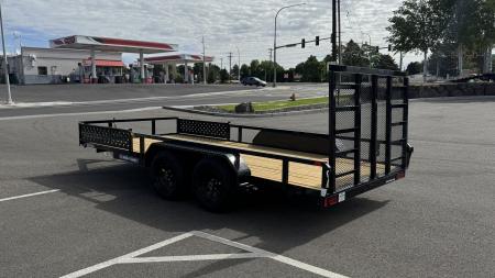 New 2026 Sure-Trac 7 x 16 Tube Top ATV 7K Utility Trailer