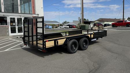New 2026 Sure-Trac 7 x 16 Tube Top ATV 7K Utility Trailer