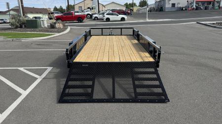New 2026 Sure-Trac 7 x 16 Tube Top ATV 7K Utility Trailer