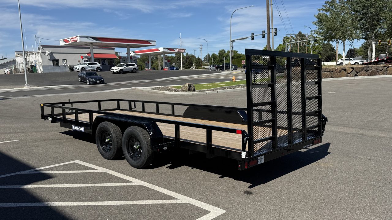 New 2026 Sure-Trac 7 x 20 Tube Top 7K Utility Trailer