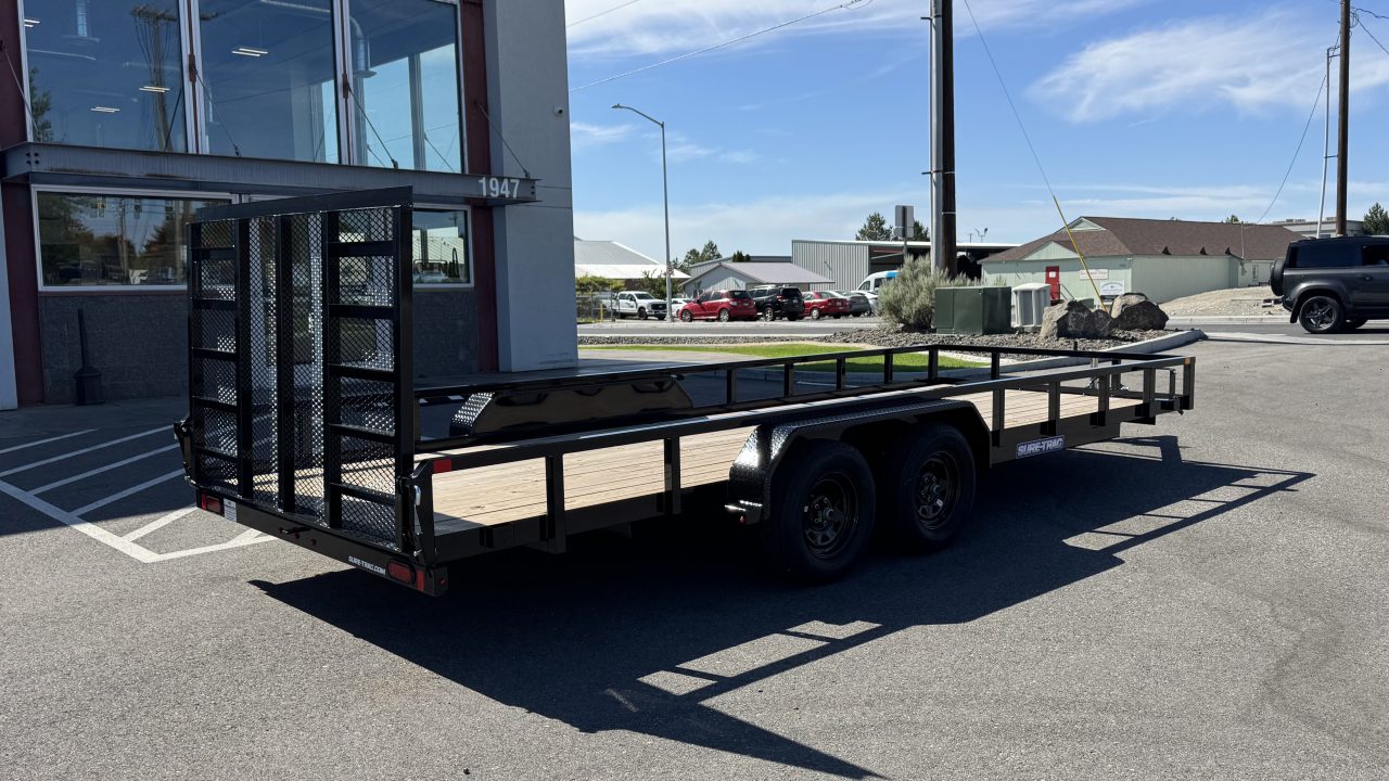New 2026 Sure-Trac 7 x 20 Tube Top 7K Utility Trailer