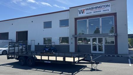 New 2026 Sure-Trac 7 x 20 Tube Top 7K Utility Trailer