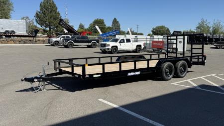New 2026 Sure-Trac 7 x 20 Tube Top 7K Utility Trailer