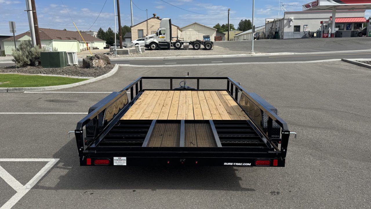 New 2026 Sure-Trac 7 x 14 Tube Top 7K Utility Trailer