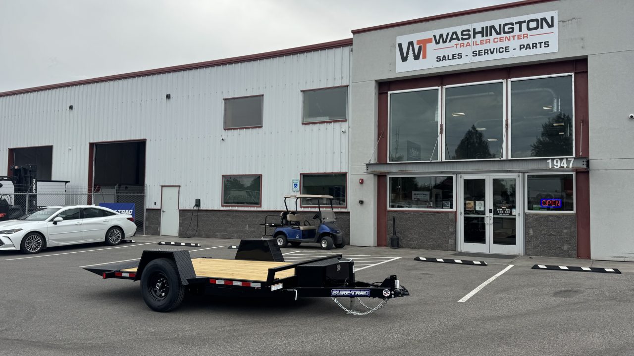 New 2026 Sure-Trac 6.5 x 12 Single Axle Tilt 7.8K Tilt Trailer