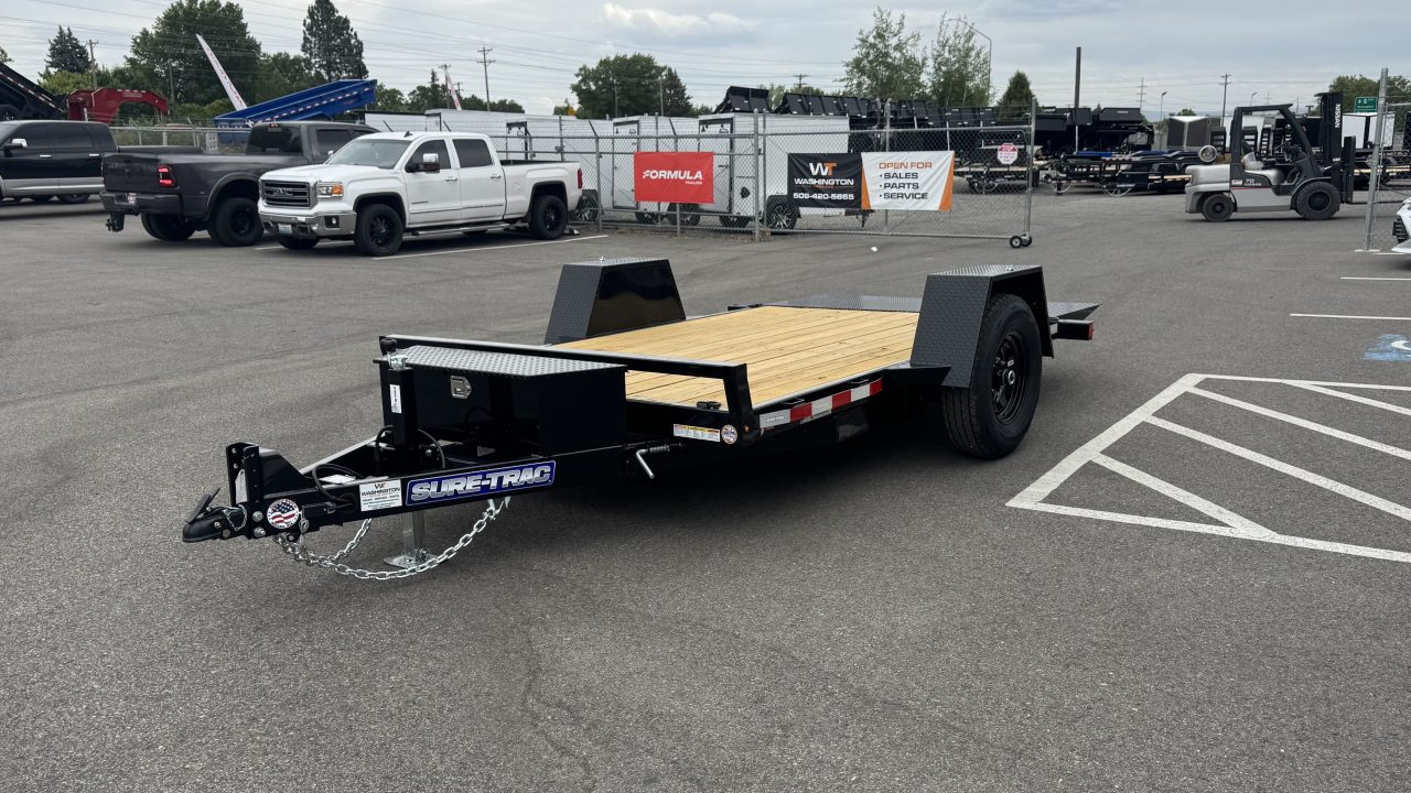 New 2026 Sure-Trac 6.5 x 12 Single Axle Tilt 7.8K Tilt Trailer