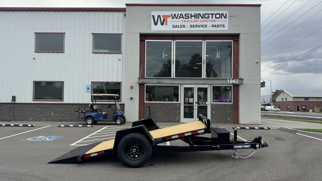 New 2026 Sure-Trac 6.5 x 12 Single Axle Tilt 7.8K Tilt Trailer