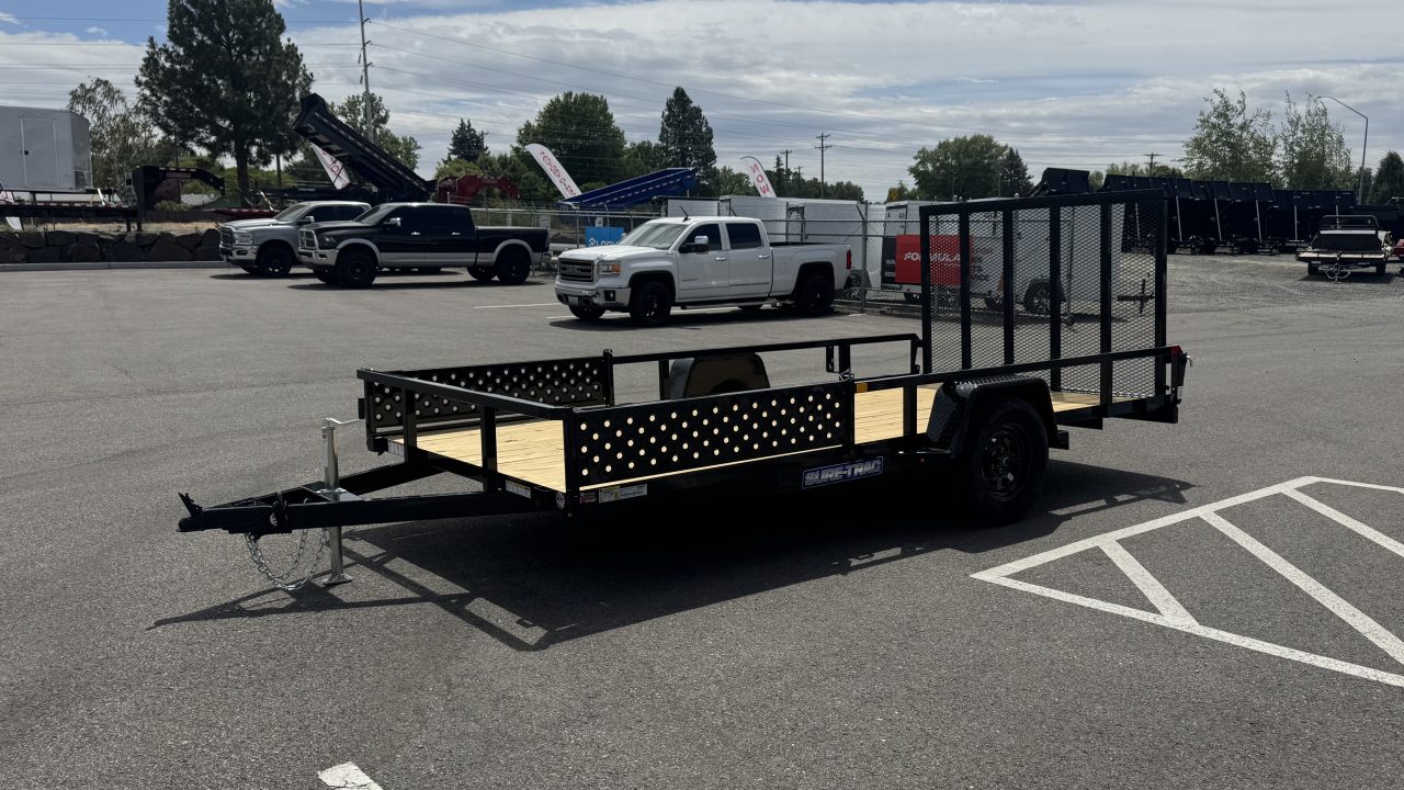 New 2026 Sure-Trac 7 x 14 Tube Top ATV Utility Trailer 3K GVWR