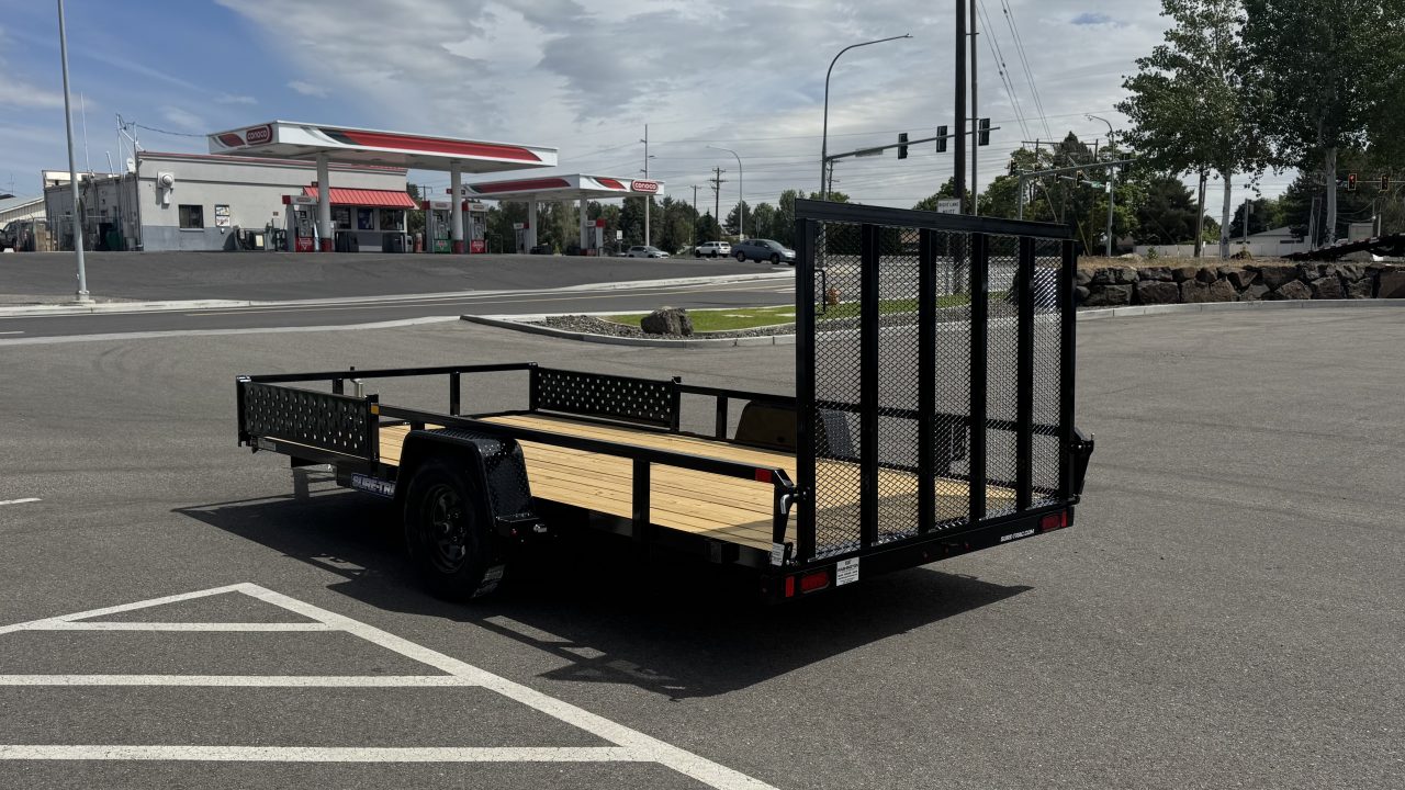 New 2026 Sure-Trac 7 x 14 Tube Top ATV Utility Trailer 3K GVWR