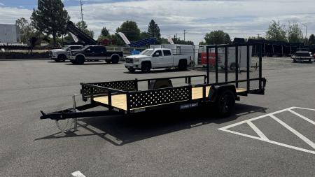 New 2026 Sure-Trac 7 x 14 Tube Top ATV Utility Trailer 3K GVWR