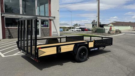 New 2026 Sure-Trac 7 x 14 Tube Top ATV Utility Trailer 3K GVWR