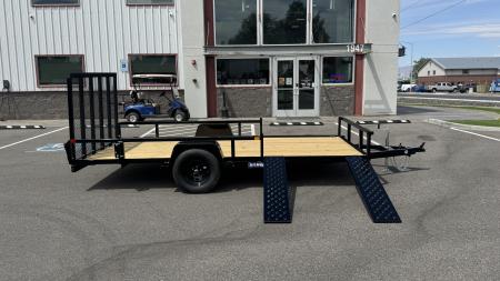 New 2026 Sure-Trac 7 x 14 Tube Top ATV Utility Trailer 3K GVWR