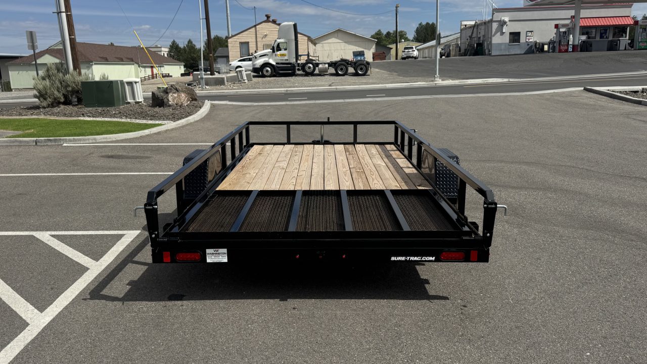 New 2026 Sure-Trac 7 x 14 Tube Top 3K Utility Trailer