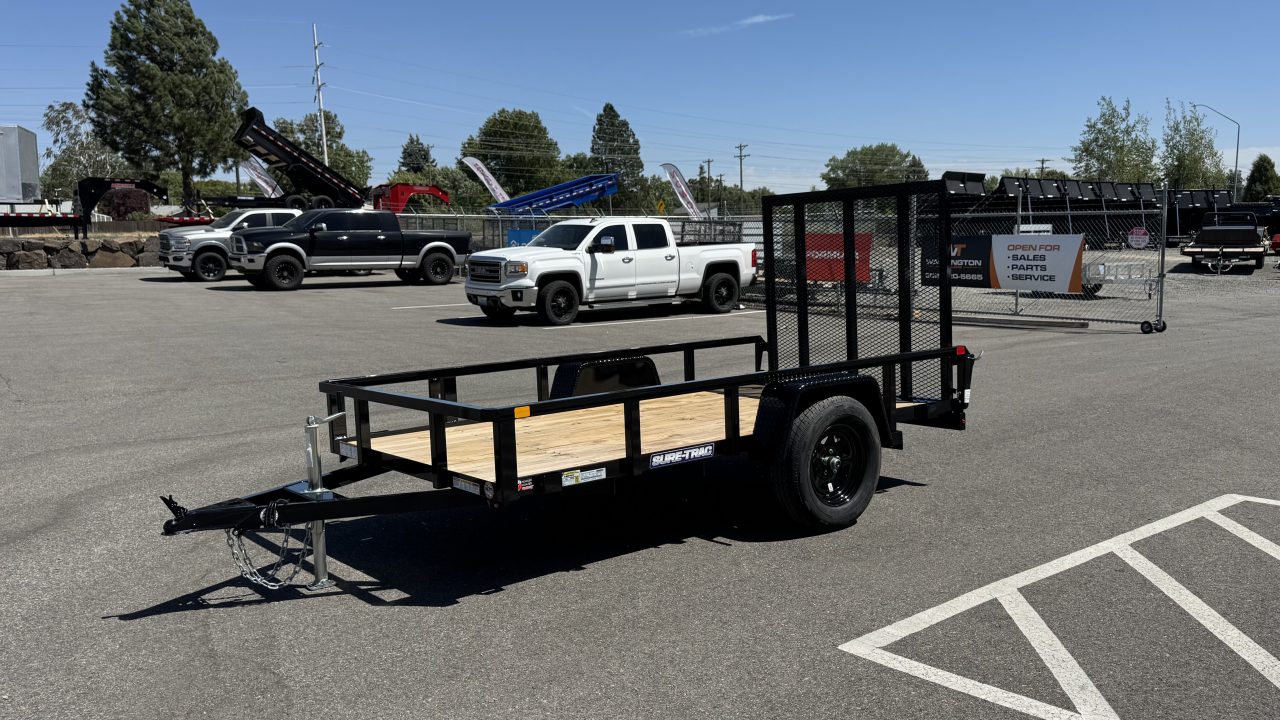 New 2026 Sure-Trac 5 x 10 Tube Top 3K Utility Trailer