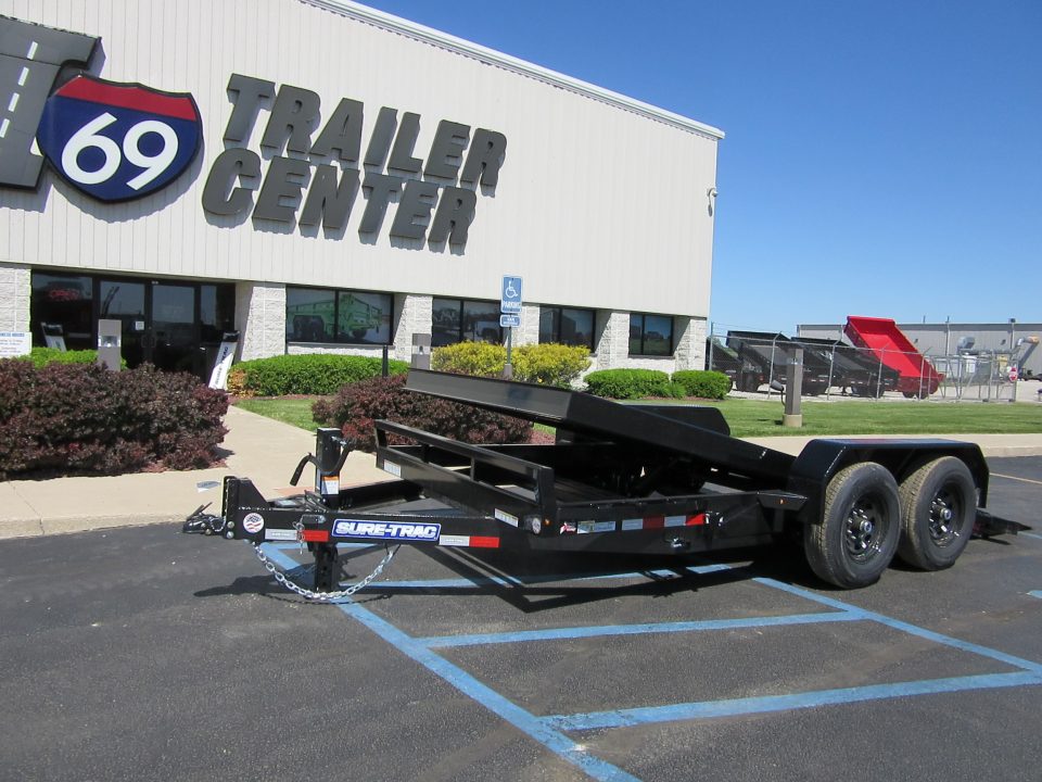 New 2026 Sure-Trac 7 x 16 ST-TBE8216-140 Tilt Trailer 14K