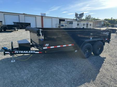 New 2027 PJ Trailers D7 7X14-2 Dump Trailer