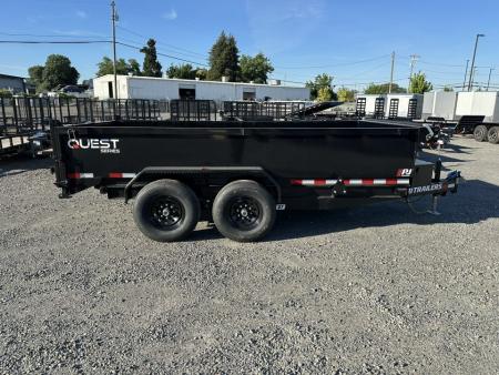 New 2027 PJ Trailers D7 7X14-2 Dump Trailer