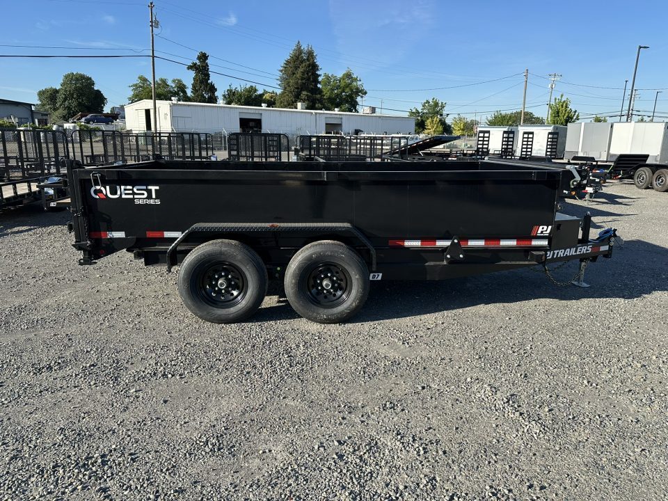 New 2027 PJ Trailers D7 7X14-2 Dump Trailer