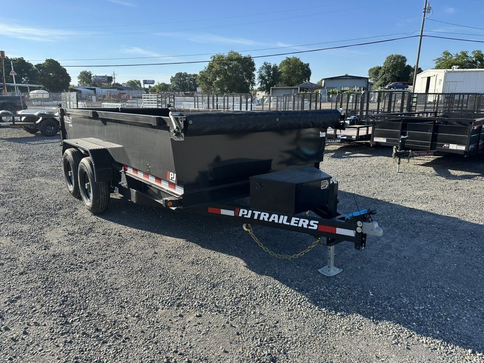 New 2027 PJ Trailers D7 7X14-2 Dump Trailer