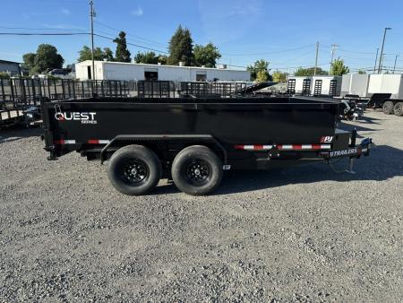 New 2027 PJ Trailers D7 7X14-2 Dump Trailer