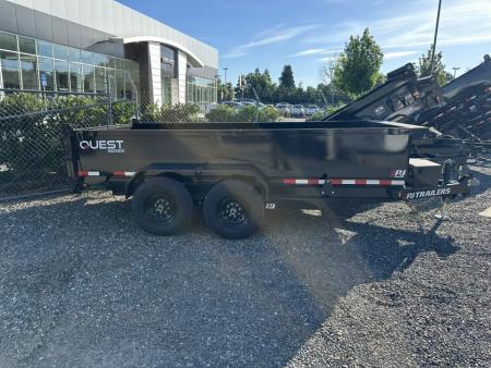 New 2027 PJ Trailers D7 7X14-2 Dump Trailer