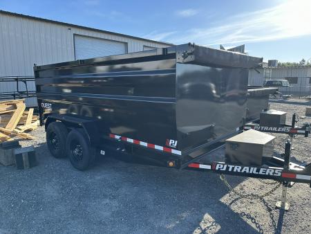 New 2027 PJ Trailers D7 7X14-2 Dump Trailer
