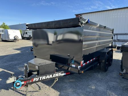 New 2027 PJ Trailers D7 7X14-2 Dump Trailer