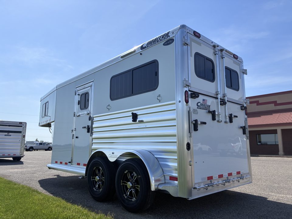 New 2027 Cimarron Trailers 2H Straight Load Gooseneck Horse Trailer
