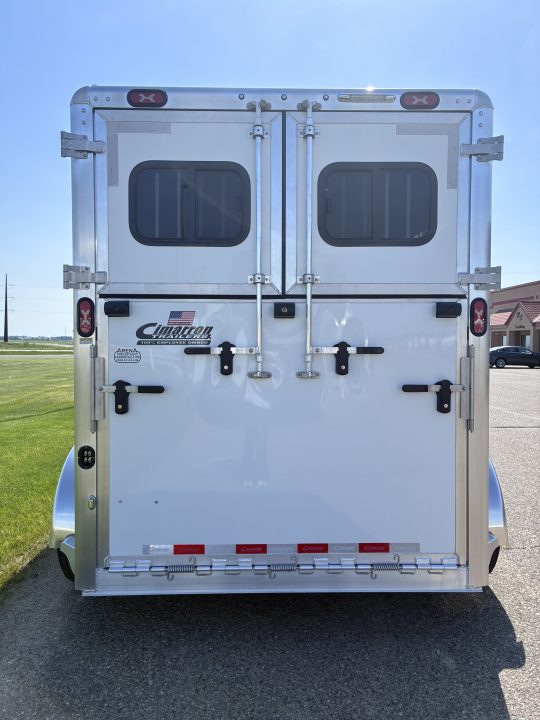 New 2027 Cimarron Trailers 2H Straight Load Gooseneck Horse Trailer