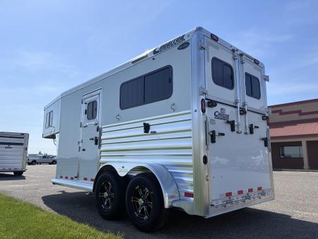 New 2027 Cimarron Trailers 2H Straight Load Gooseneck Horse Trailer