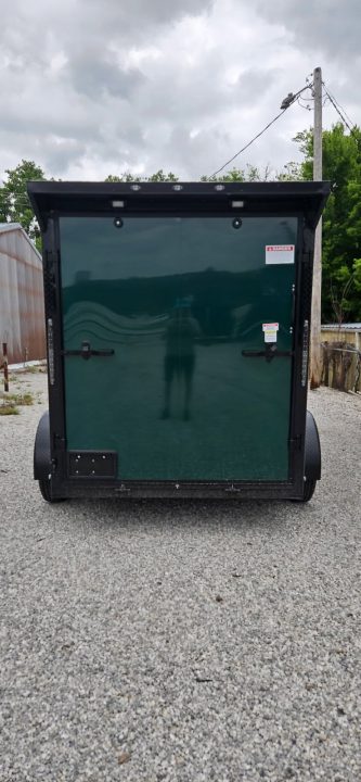 New 2026 Family Trailer 6x12 Tandem Axles Cargo / Enclosed Trailer - Screwless Exterior-Blackout Pkg-Rear Spoiler-HD Axles