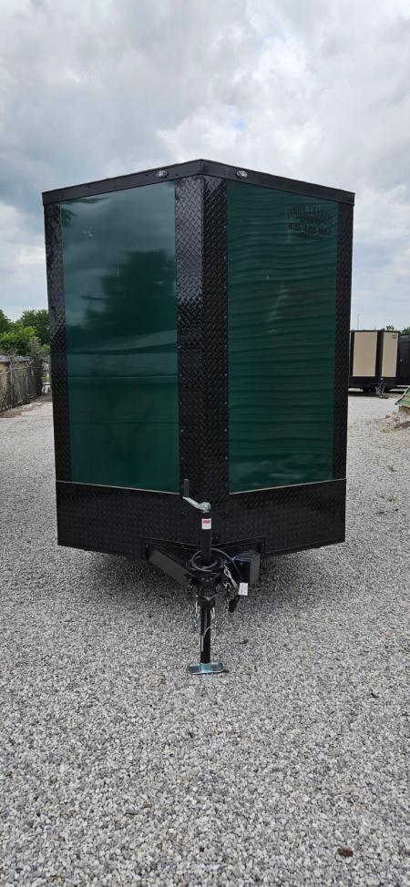 New 2026 Family Trailer 6x12 Tandem Axles Cargo / Enclosed Trailer - Screwless Exterior-Blackout Pkg-Rear Spoiler-HD Axles