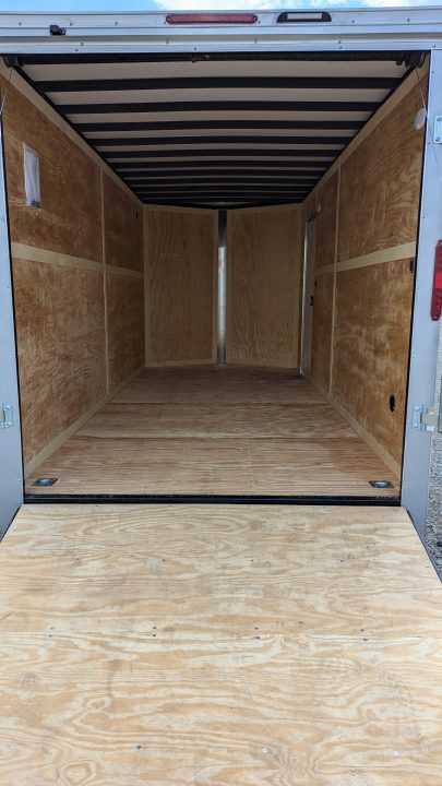 New 2026 Homesteader 7x16 HD SERIES Intrepid V-Nose Cargo Trailer w/ Ramp Door (9950# GVW)