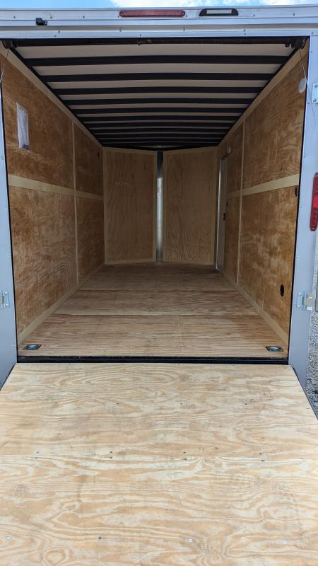 New 2026 Homesteader 7x16 HD SERIES Intrepid V-Nose Cargo Trailer w/ Ramp Door (9950# GVW)