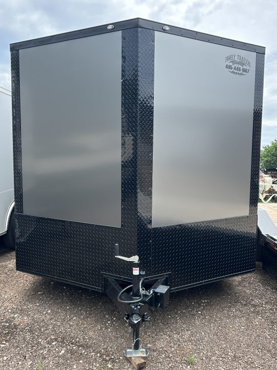 New 2026 Family Trailer 8.5x16 Tandem Axle Cargo / Enclosed Trailer - Screwless Exterior-Blkackout Pkg. Rear Spoiler