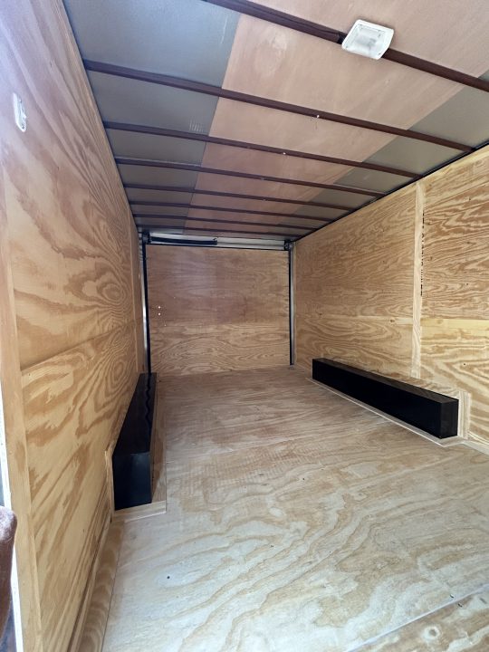New 2026 Family Trailer 8.5x16 Tandem Axle Cargo / Enclosed Trailer - Screwless Exterior-Blkackout Pkg. Rear Spoiler