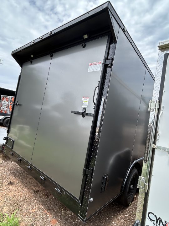New 2026 Family Trailer 8.5x16 Tandem Axle Cargo / Enclosed Trailer - Screwless Exterior-Blkackout Pkg. Rear Spoiler