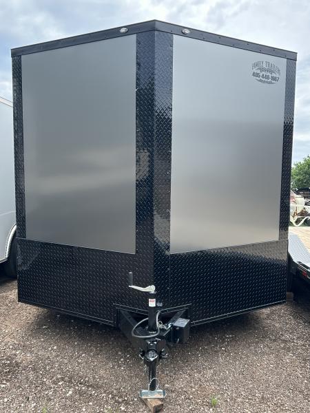 New 2026 Family Trailer 8.5x16 Tandem Axle Cargo / Enclosed Trailer - Screwless Exterior-Blkackout Pkg. Rear Spoiler