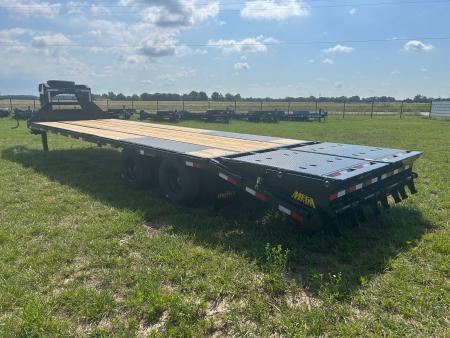 New 2027 Big Tex 102x30 Tandem 25.9K GN Flatbed w/ 2-Speed Jacks, Load Lights, Mega Ramps, & 14 Ply Tires