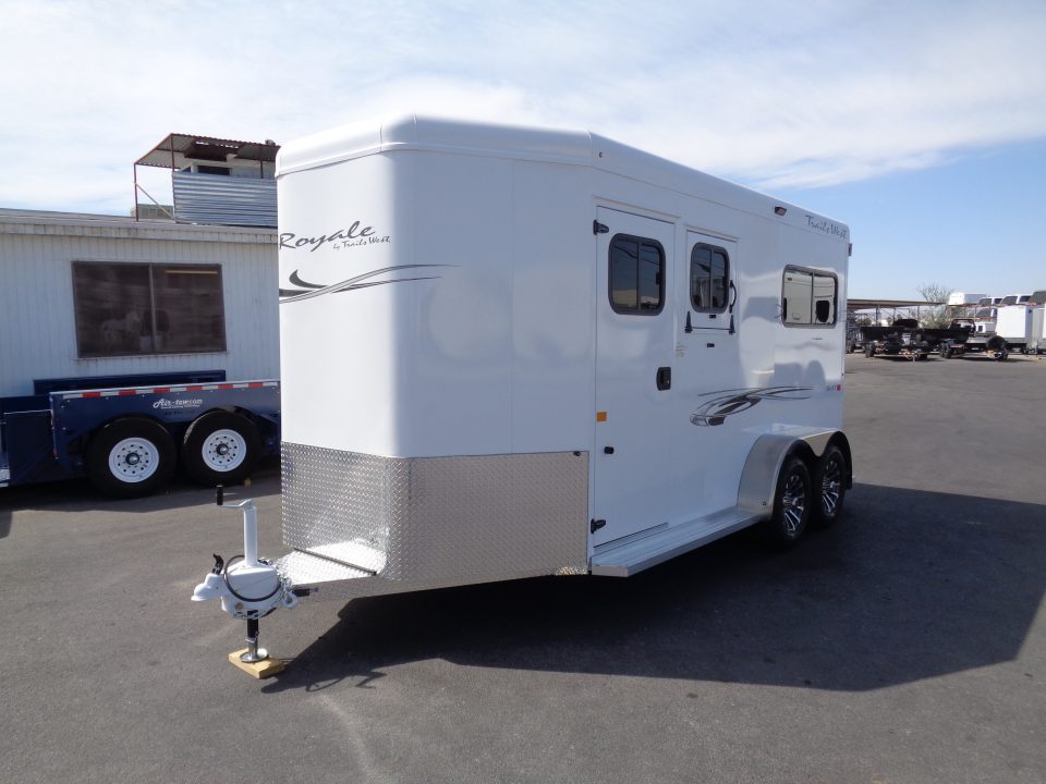 New 2027 Trails West * Royale SXST * 2-Horse Straight Load Bumper Pull Horse Trailer