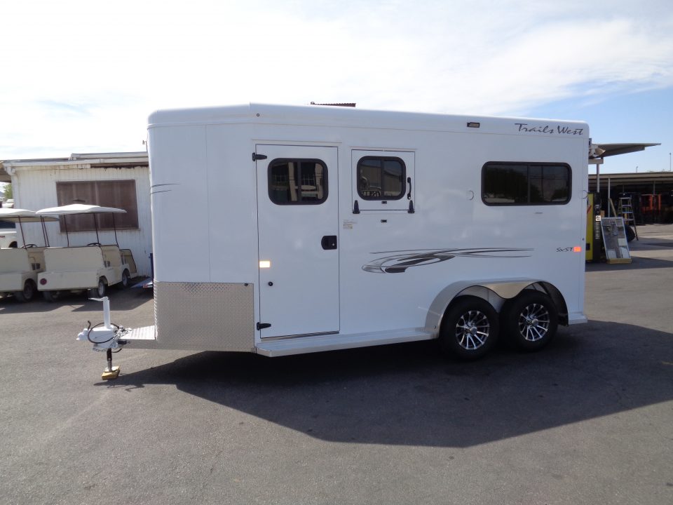 New 2027 Trails West * Royale SXST * 2-Horse Straight Load Bumper Pull Horse Trailer