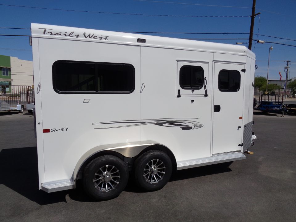 New 2027 Trails West * Royale SXST * 2-Horse Straight Load Bumper Pull Horse Trailer